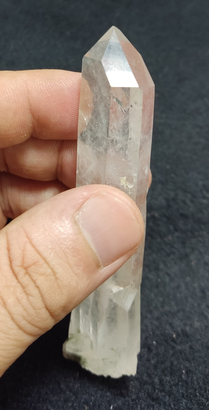 An Aesthetic terminated faden Quartz crystal 58 grams