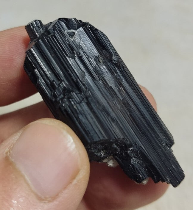 Natural Terminated Black Tourmaline Crystal 24 grams