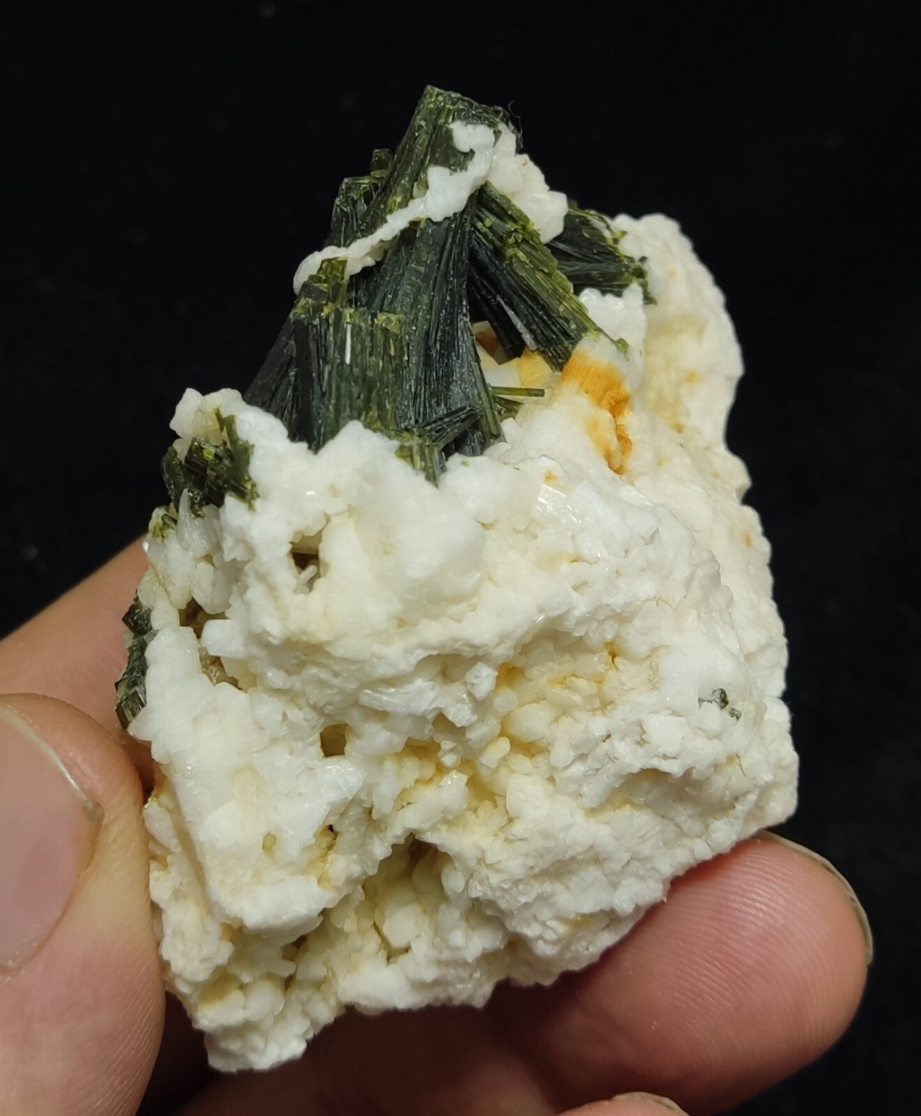 A very Aesthetic Naturally terminated specimen of epidote on matrix 113 grams