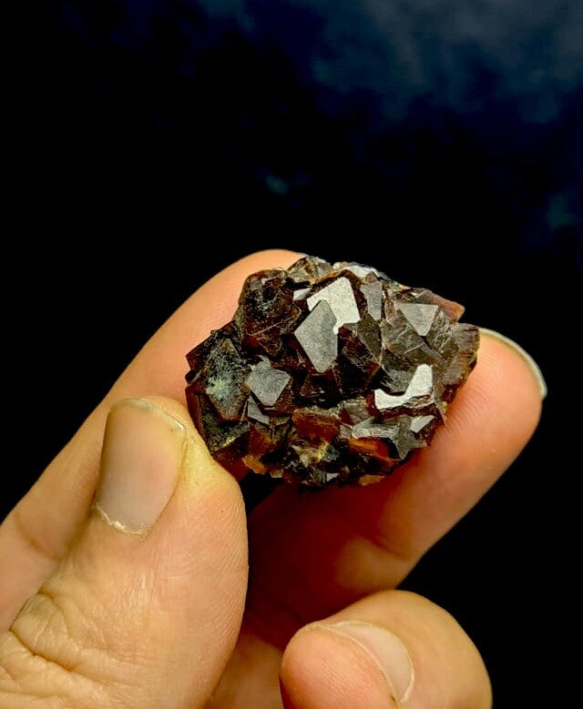 Natural Andradite Garnet Cluster 26 Grams