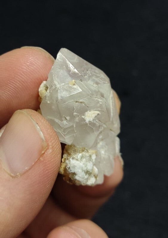 Miniature Etched Natural Smoky Quartz Double Terminated 15 grams