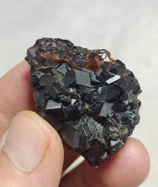 Natural Andradite Garnets Cluster 46 grams