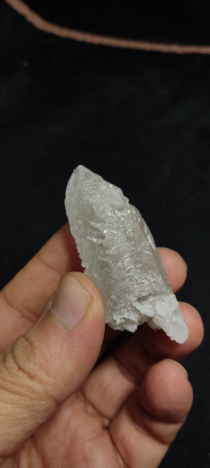 Natural Etched Smoky Quartz Crystal 37 Grams.