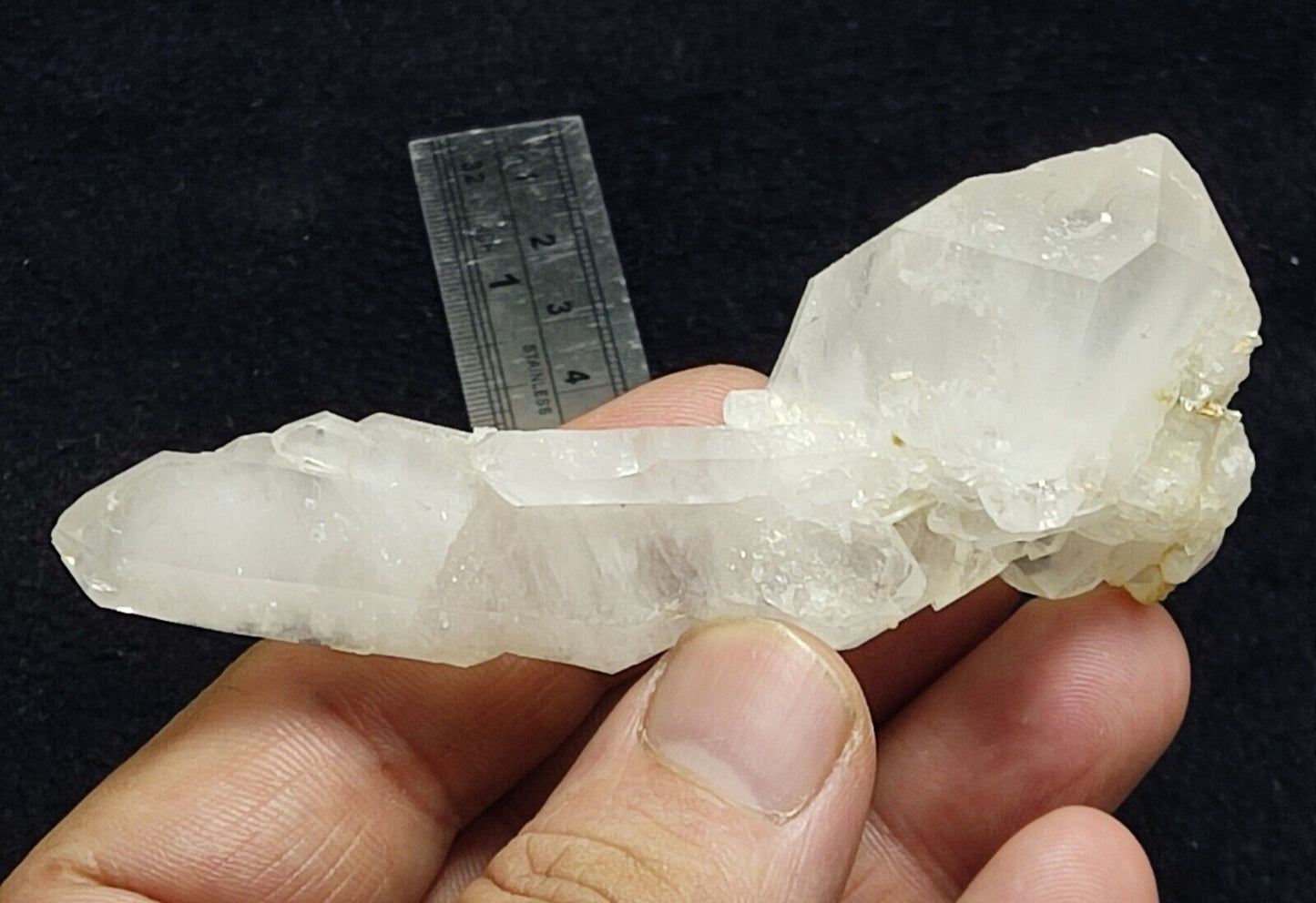 An Aesthetic Natural beautifully terminated Quartz specimen 67 grams