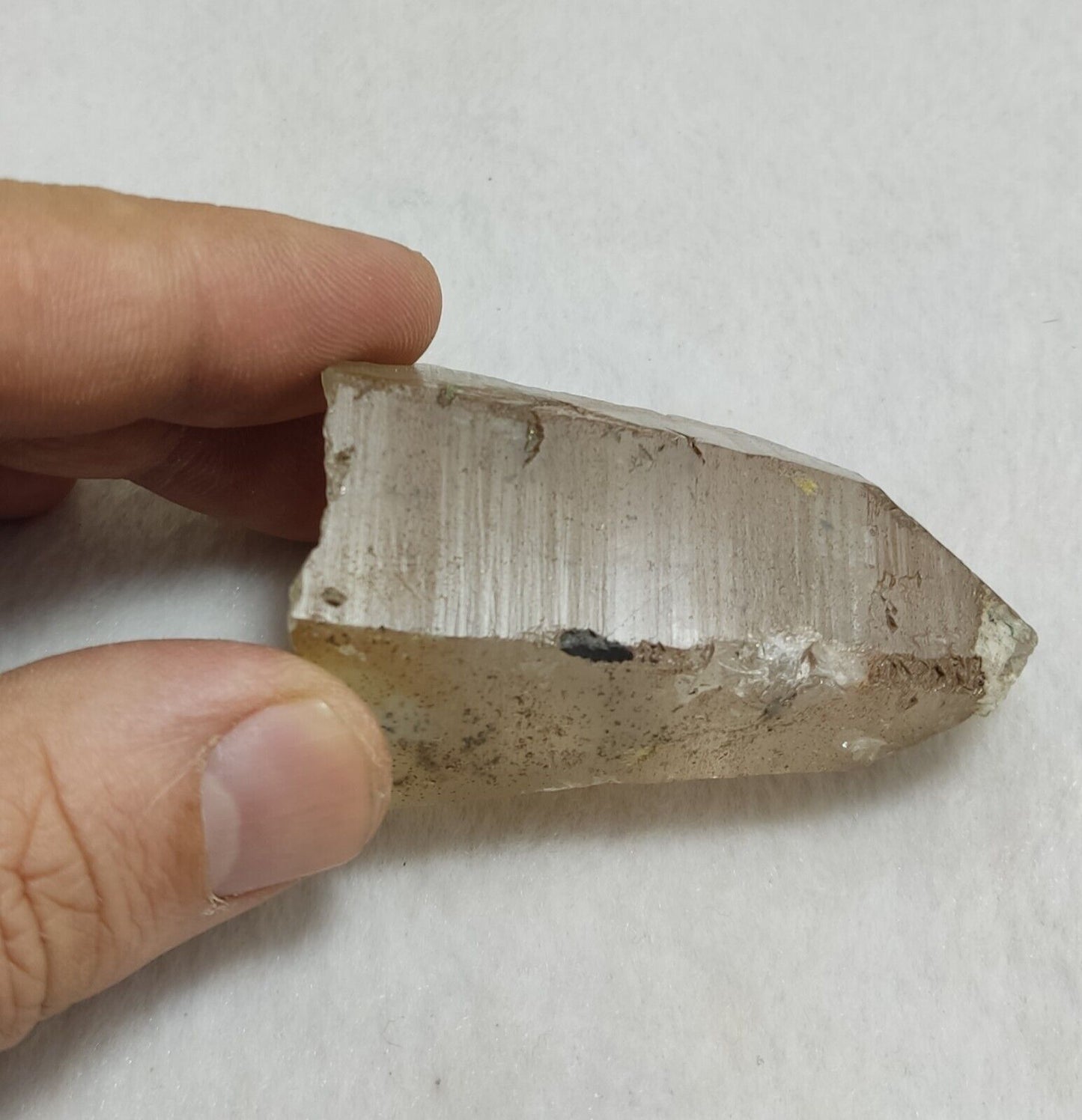 An Aesthetic Natural terminated quartz crystal 100 grams