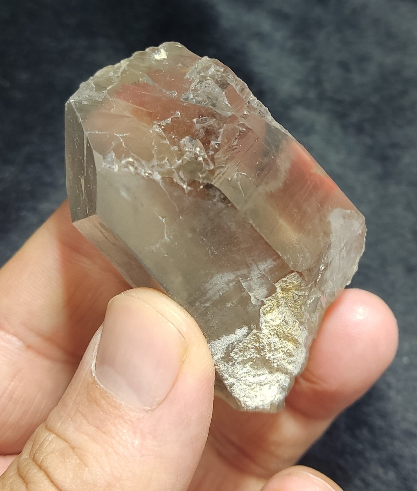 An Aesthetic Naturally terminated specimen of Smoky Quartz 107 grams