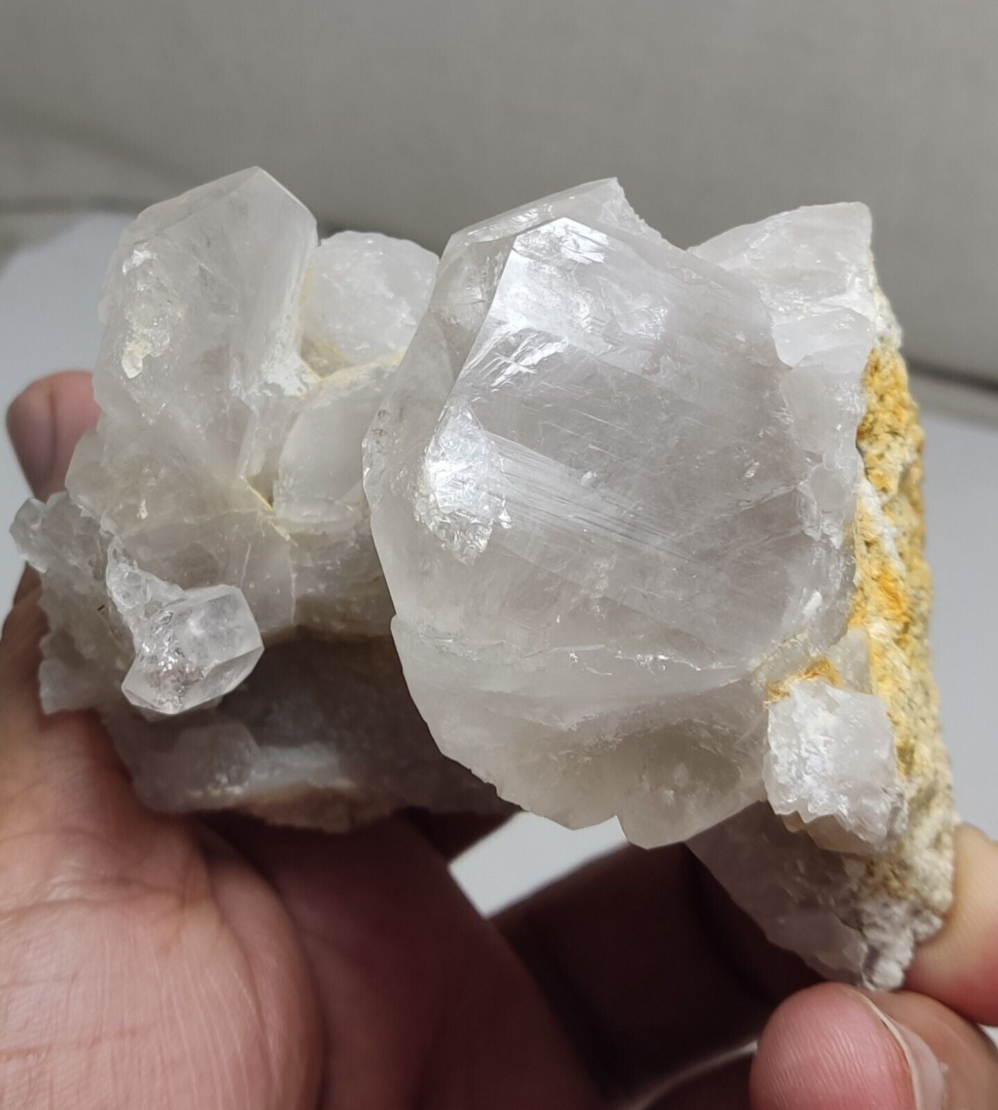 An Aesthetic Natural terminated gwindel Quartz on matrix 278 grams