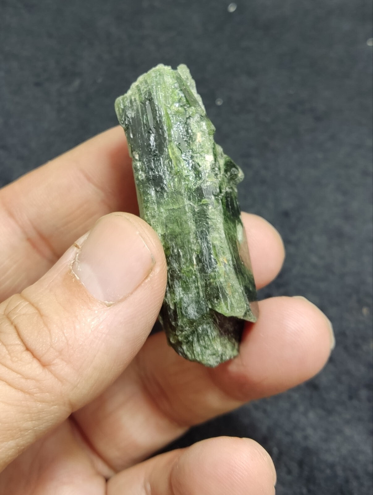 An amazing specimen of diopside crystal 45 grams