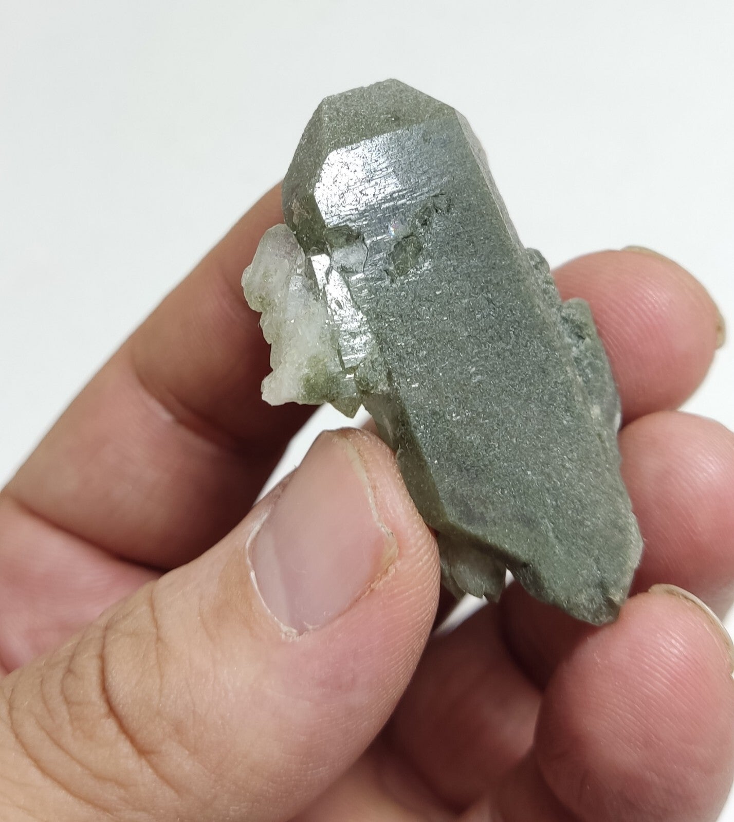 An Aesthetic Natural beautifully terminated Chlorite Quartz specimen 26 grams
