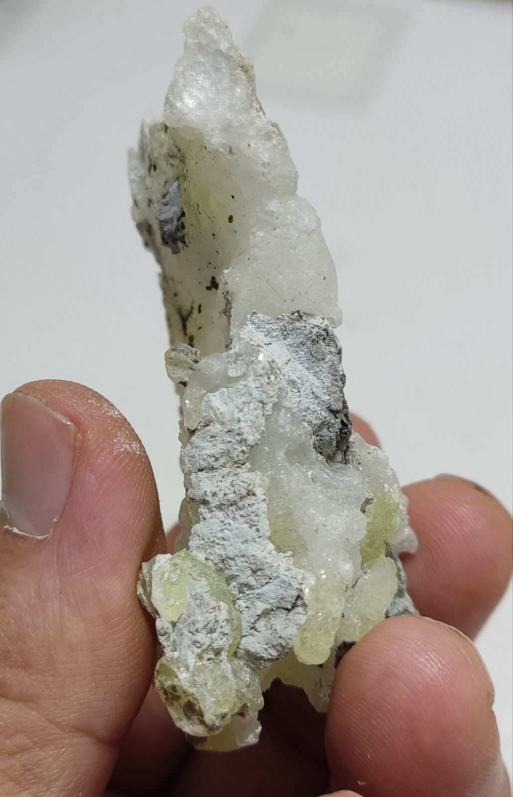 An Aesthetic Natural specimen of brucite with chromite 56 grams