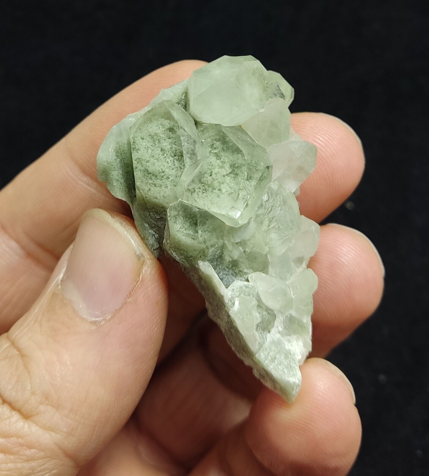 An Aesthetic Natural beautifully terminated Chlorite Quartz specimen 29 grams