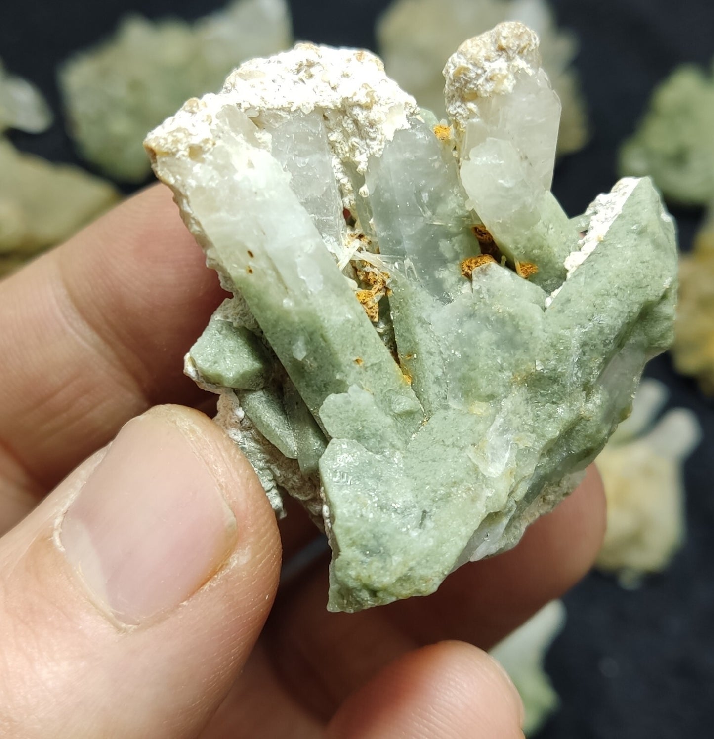 480 grams Chlorite Quartz crystals