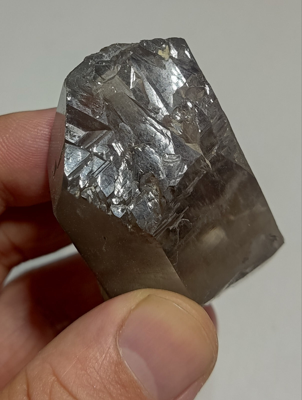 An Aesthetic Naturally terminated specimen of Smoky Quartz 107 grams