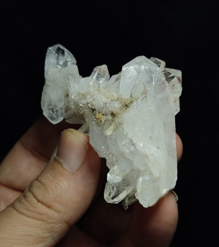 Natural terminated Quartz cluster 74 grams