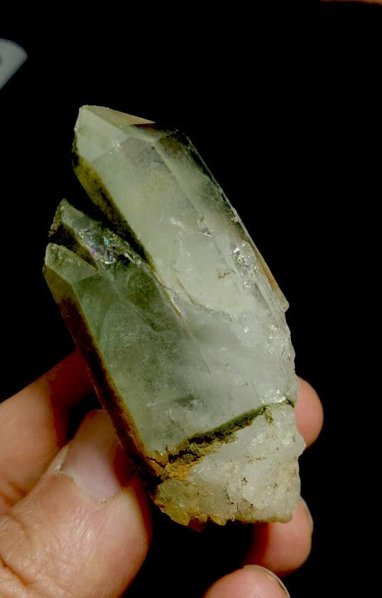 Natural Chlorite Quartz Crystal 65 Grams.