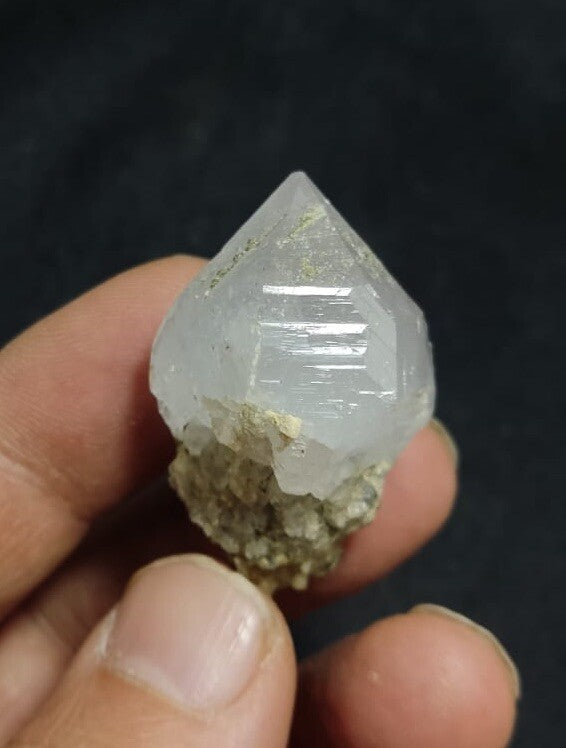 Naturally Terminated Quartz Point With Chlorite Inclusions.
