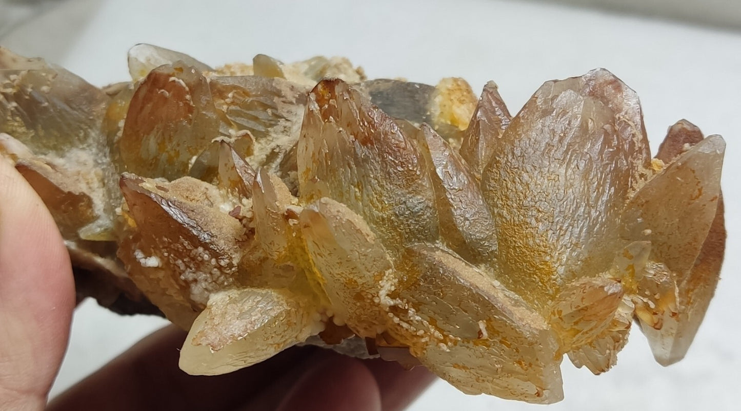 An Aesthetic Naturally terminated specimen of dogtooth calcite 459 grams