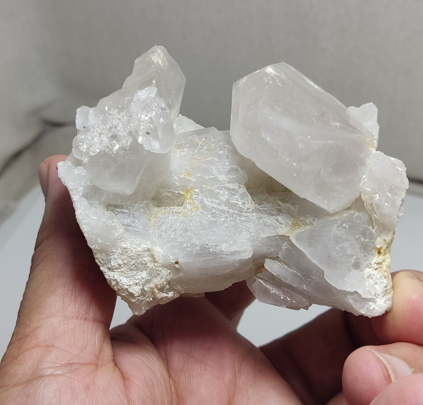 An Aesthetic Natural terminated gwindel Quartz on matrix 278 grams