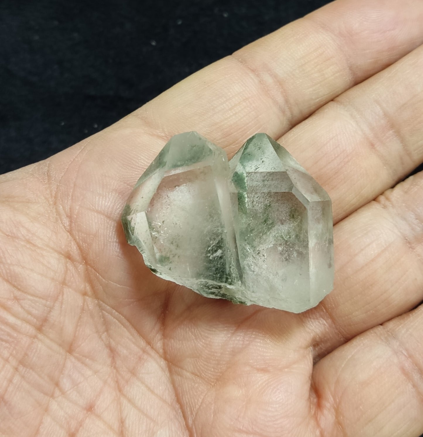 A very Aesthetic Natural beautifully terminated Chlorite Quartz 32 grams