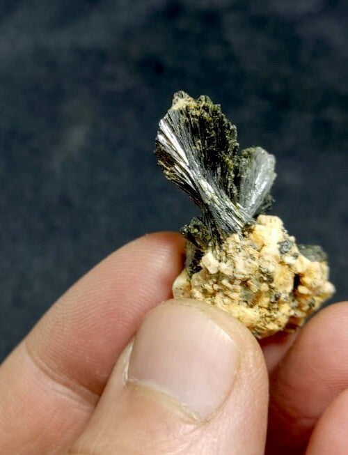 Natural Epidote On Matrix 8.5 Grams.