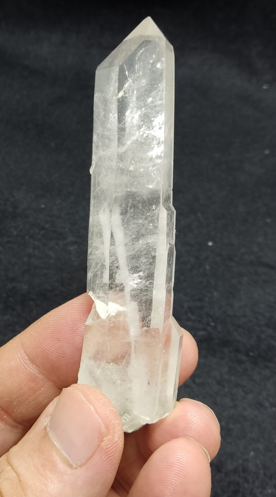 An Aesthetic terminated faden Quartz crystal 58 grams