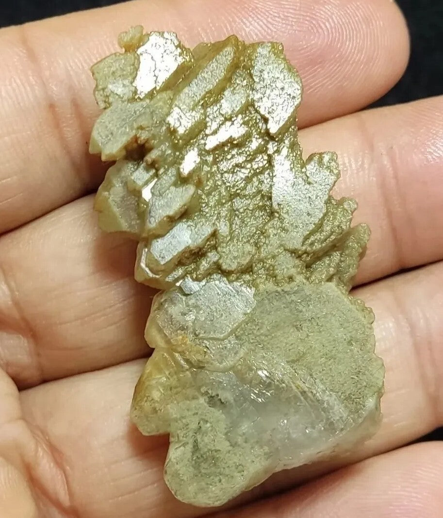 An Aesthetic specimen of chlorite quartz 24 grams