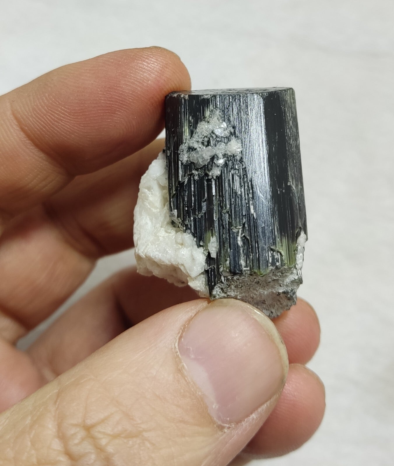 An Aesthetic Natural beautifully terminated tourmaline crystal 40 grams