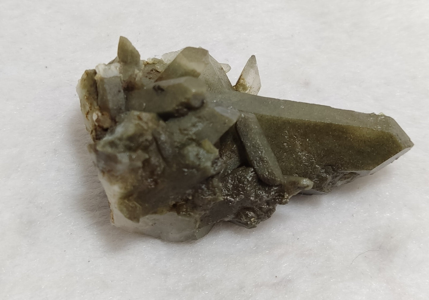 An Aesthetic terminated chlorite Quartz specimen 29 grams