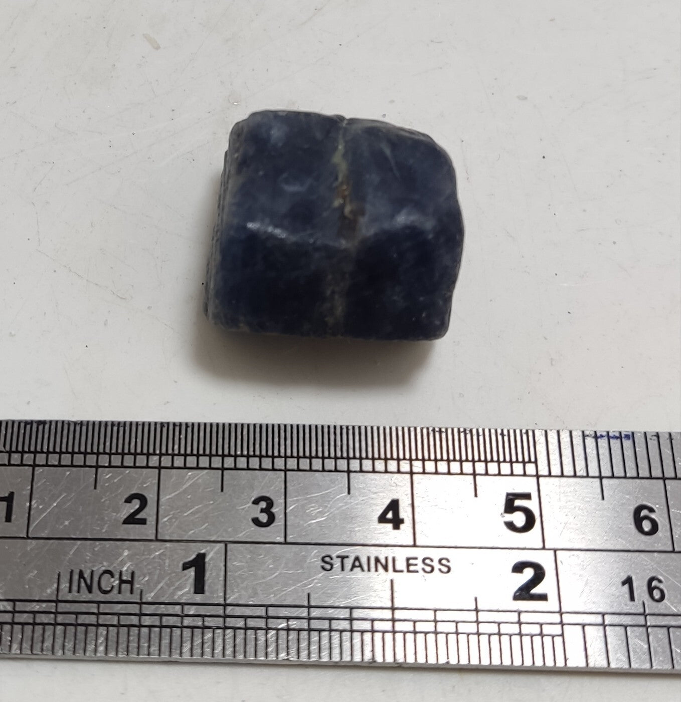 An aesthetic specimen of terminated sapphire crystal 20 grams