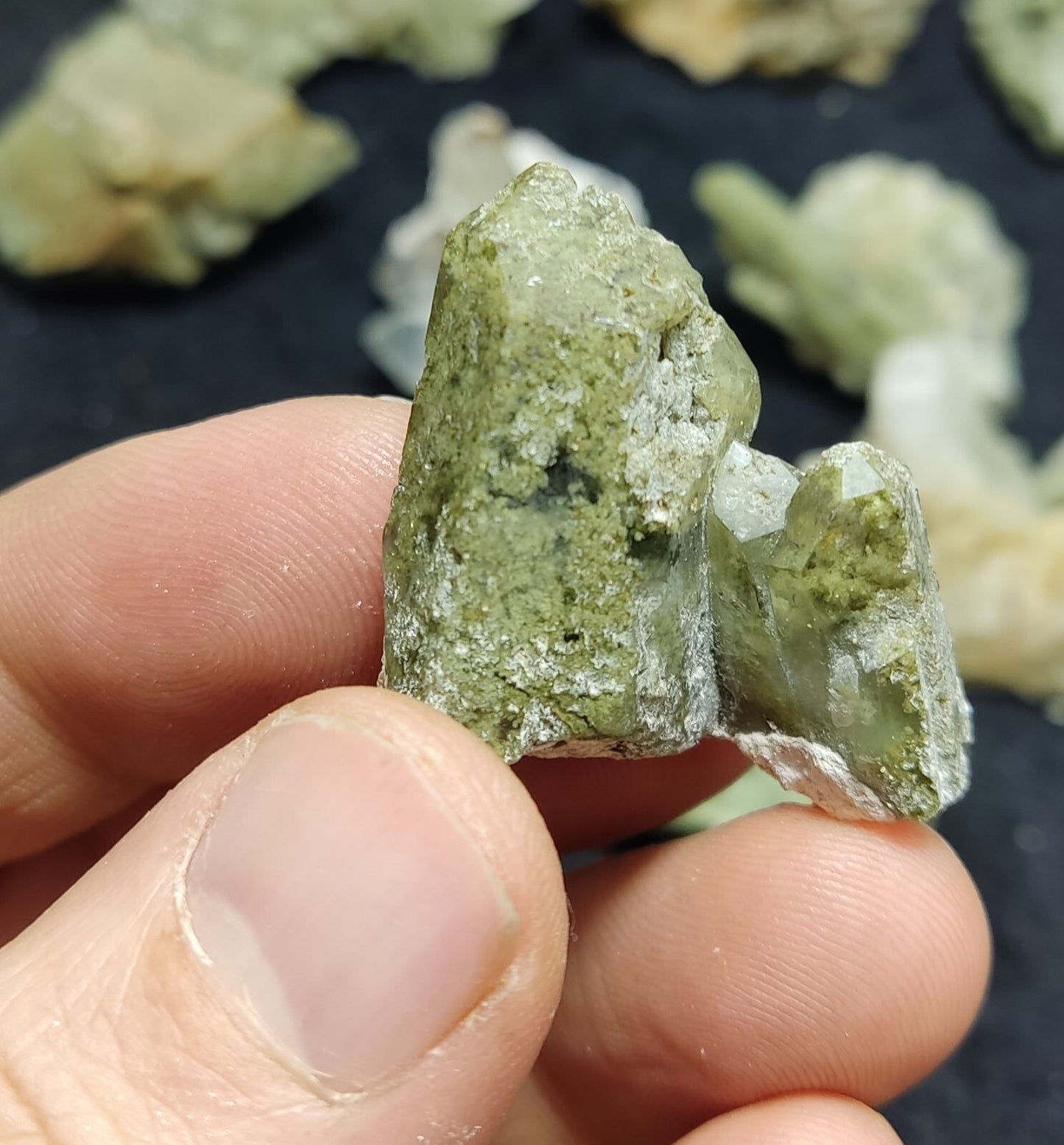 480 grams Chlorite Quartz crystals