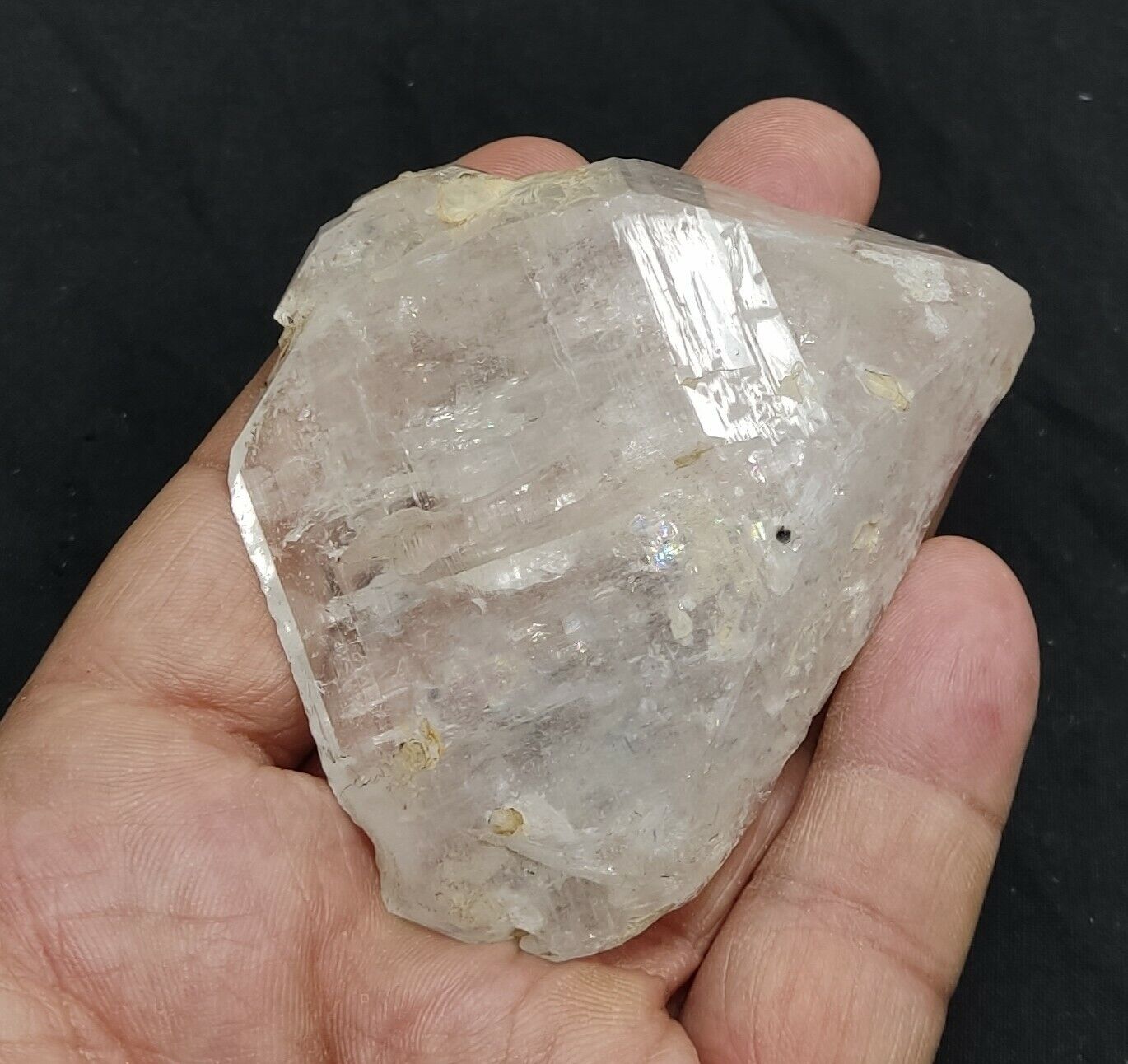 A very Aesthetic Natural beautifully terminated Fenster Quartz crystal 125 grams