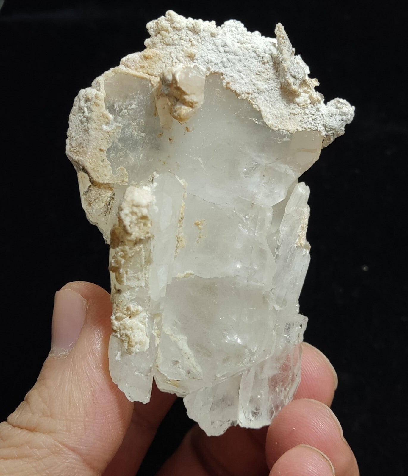 An Aesthetic terminated Quartz cluster 155 grams