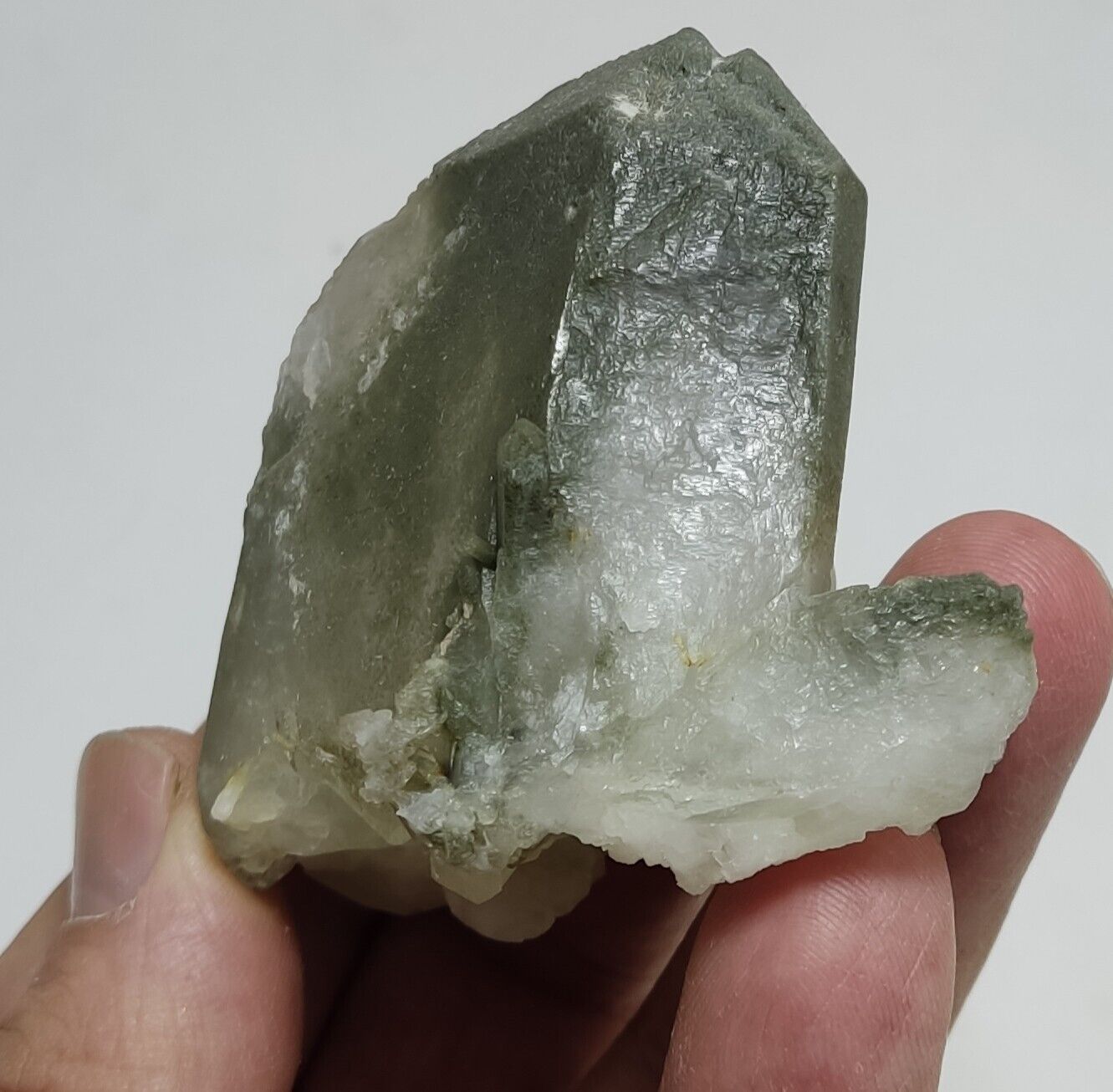 An Aesthetic Natural beautifully terminated Chlorite Quartz cluster 132 grams
