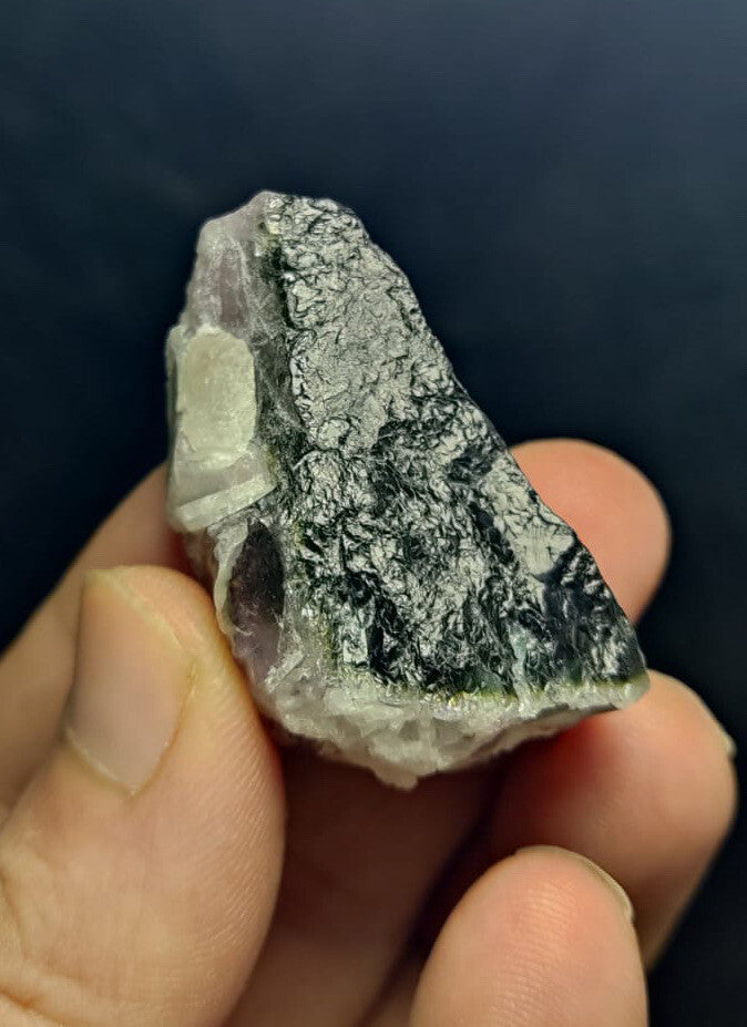 Natural Multicolor Tourmaline Specimen 47 Grams.