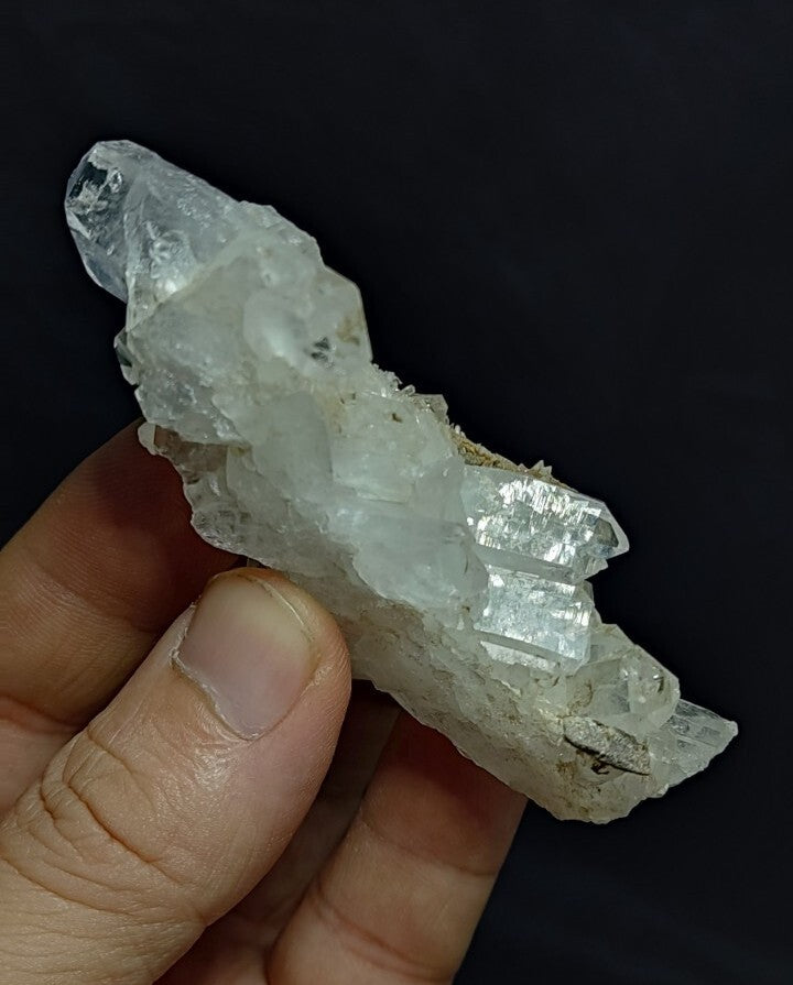 Natural terminated Quartz cluster 74 grams