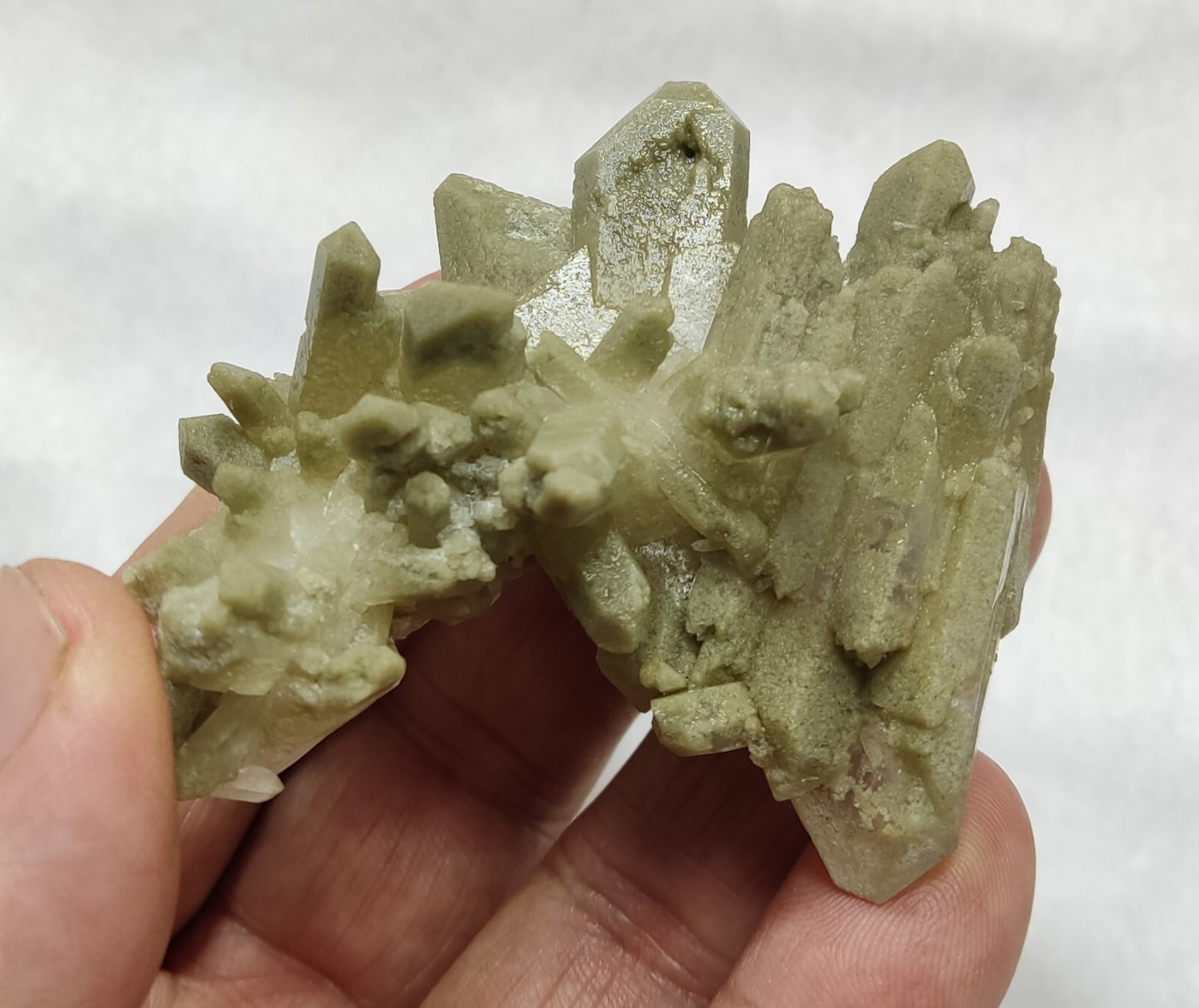 An Aesthetic specimen of chlorite quartz 71 grams