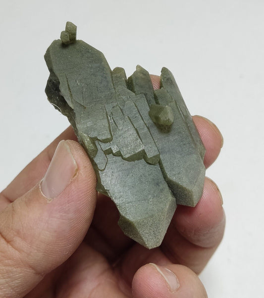 A very Aesthetic Natural beautifully terminated Chlorite Quartz cluster 31 grams