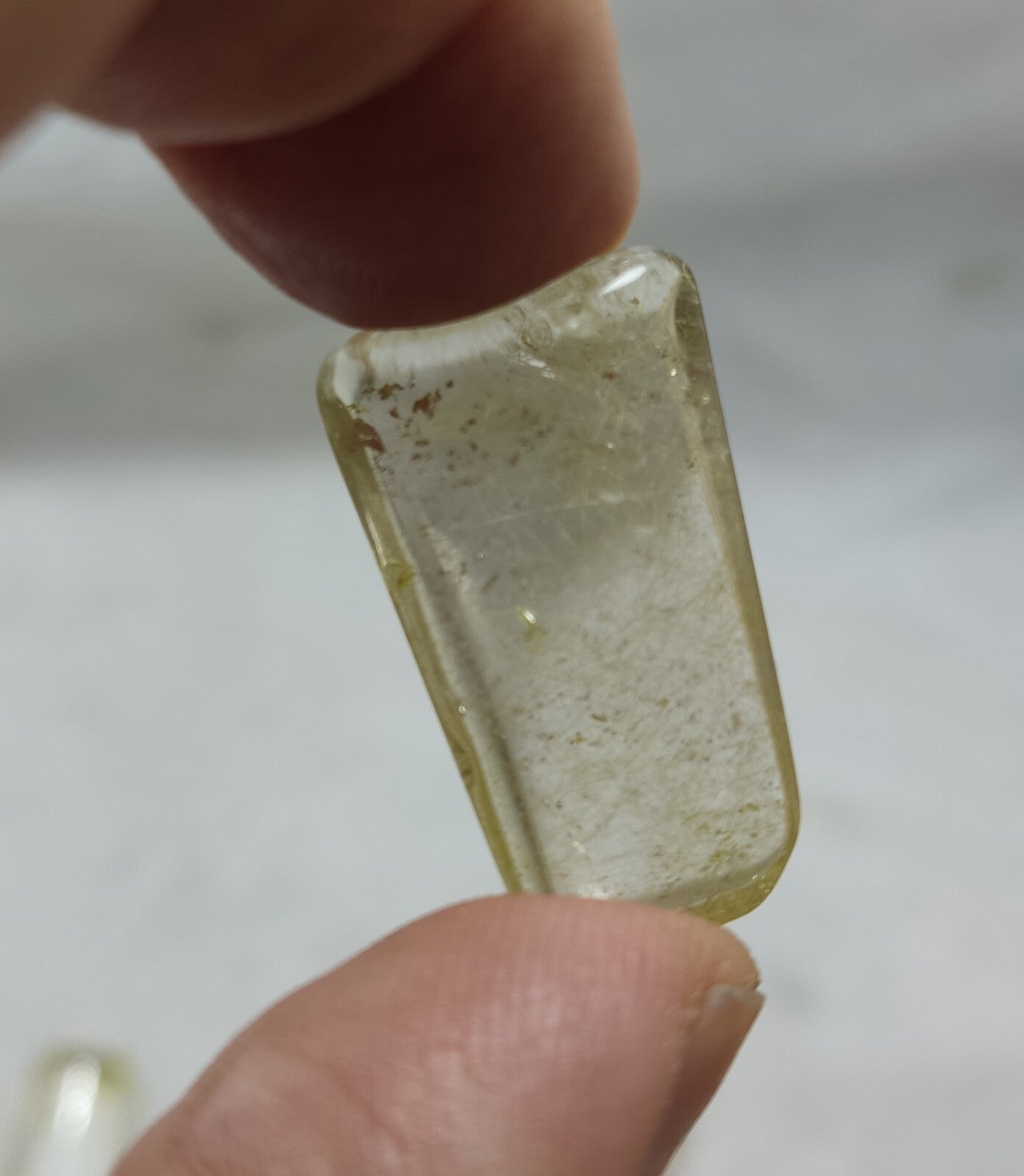 An amazing lot of Rutilated polished quartz tumbles 45 grams