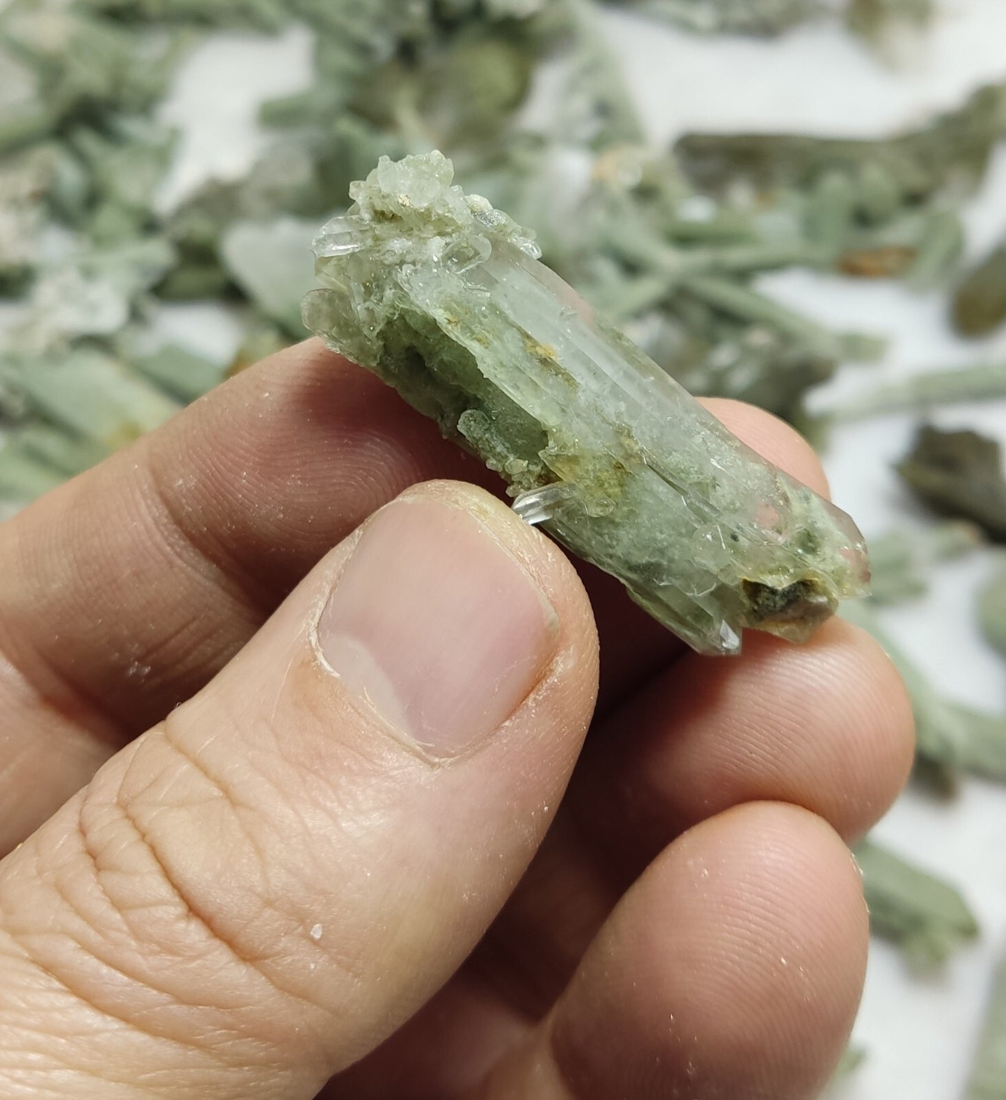 470 grams Chlorite Quartz crystals