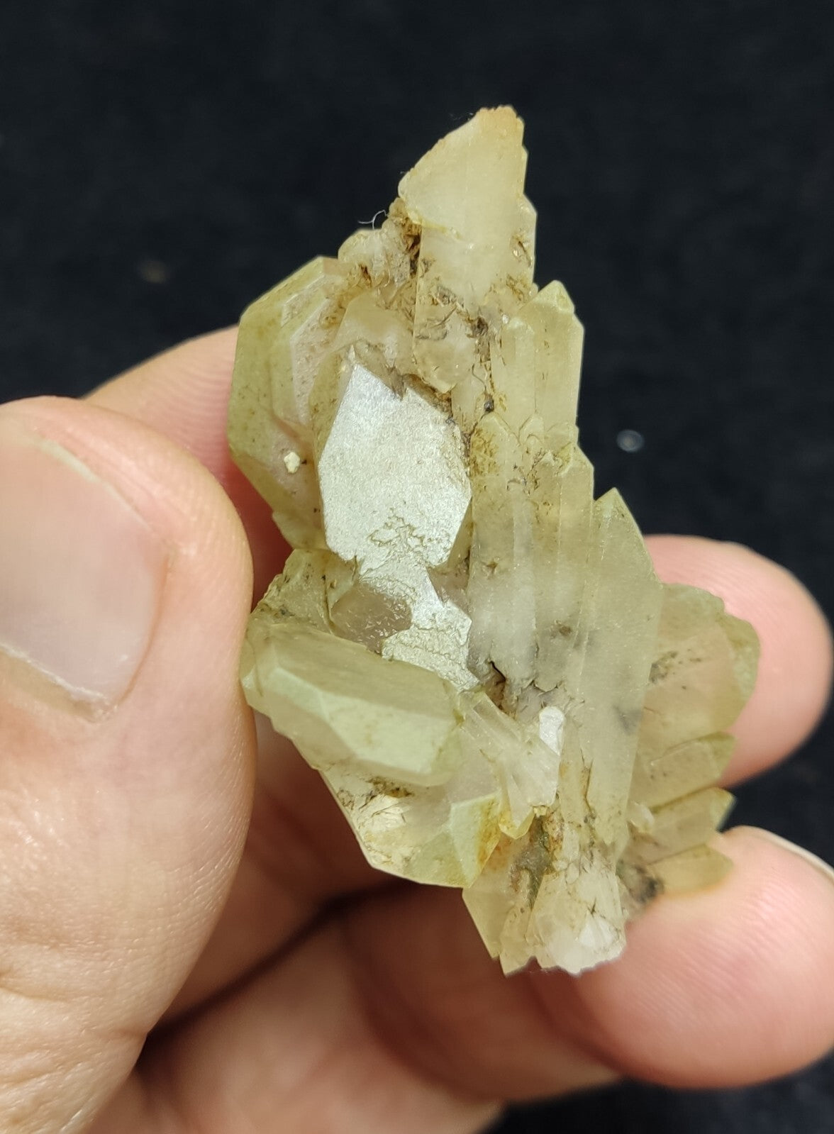 An Aesthetic specimen of faden chlorite quartz 24 grams