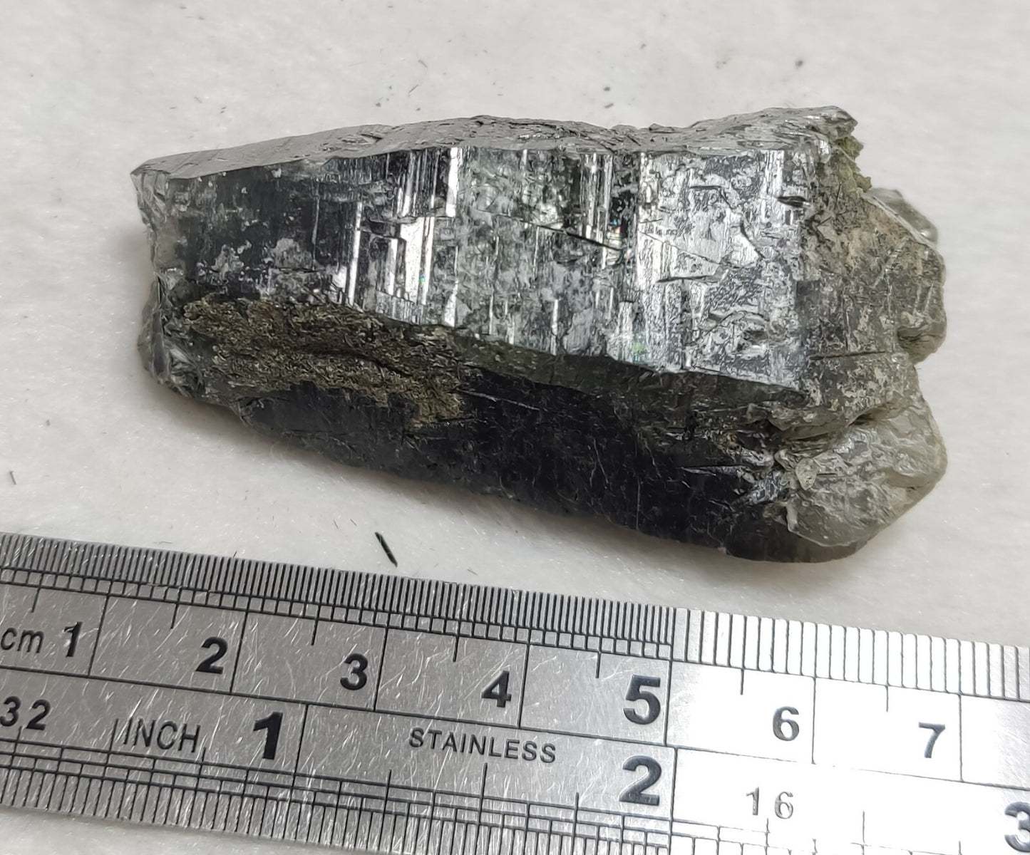 An Aesthetic Natural terminated Chlorite Quartz crystal specimen 66 grams