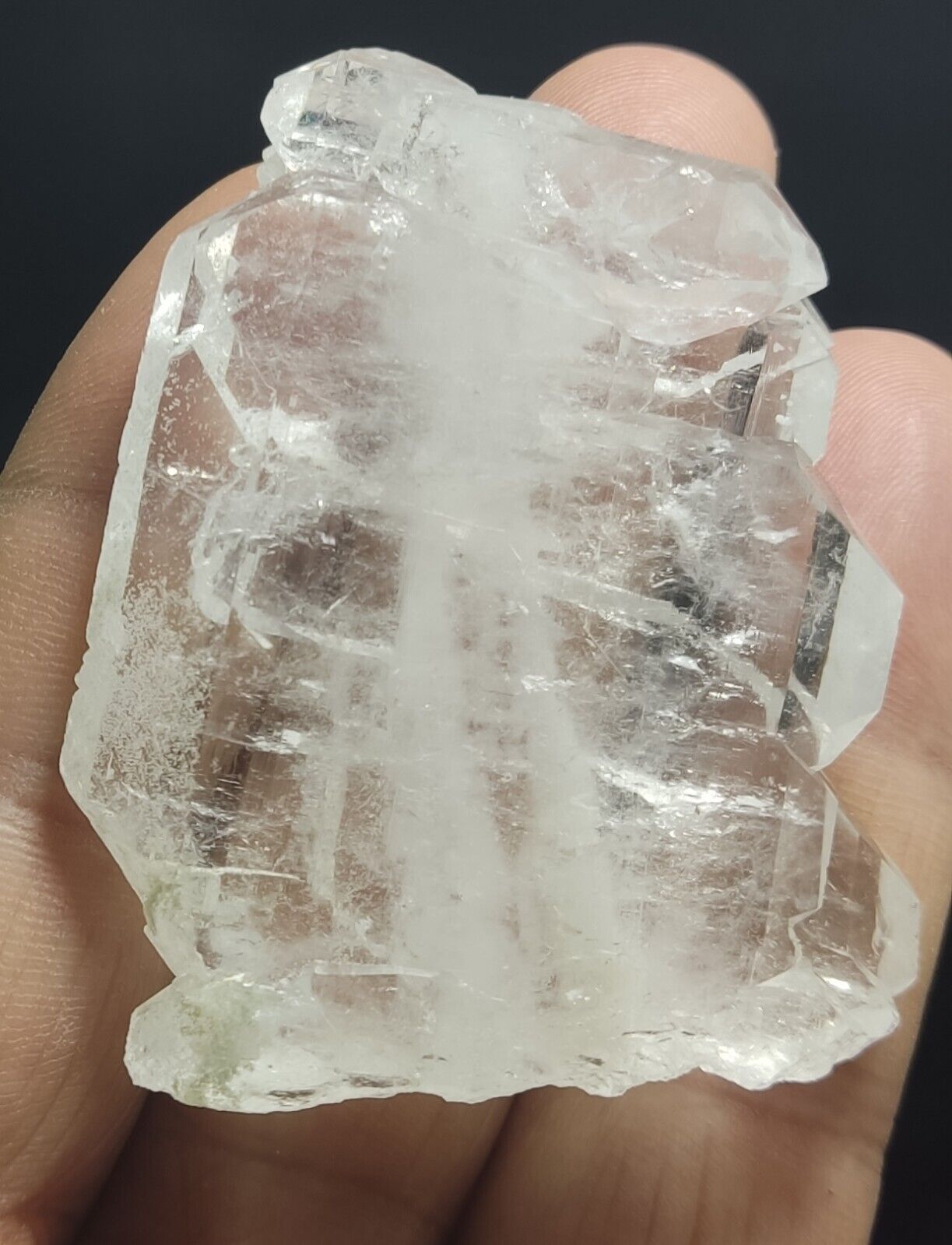 An Aesthetic Natural beautifully terminated faden Quartz specimen 52 grams