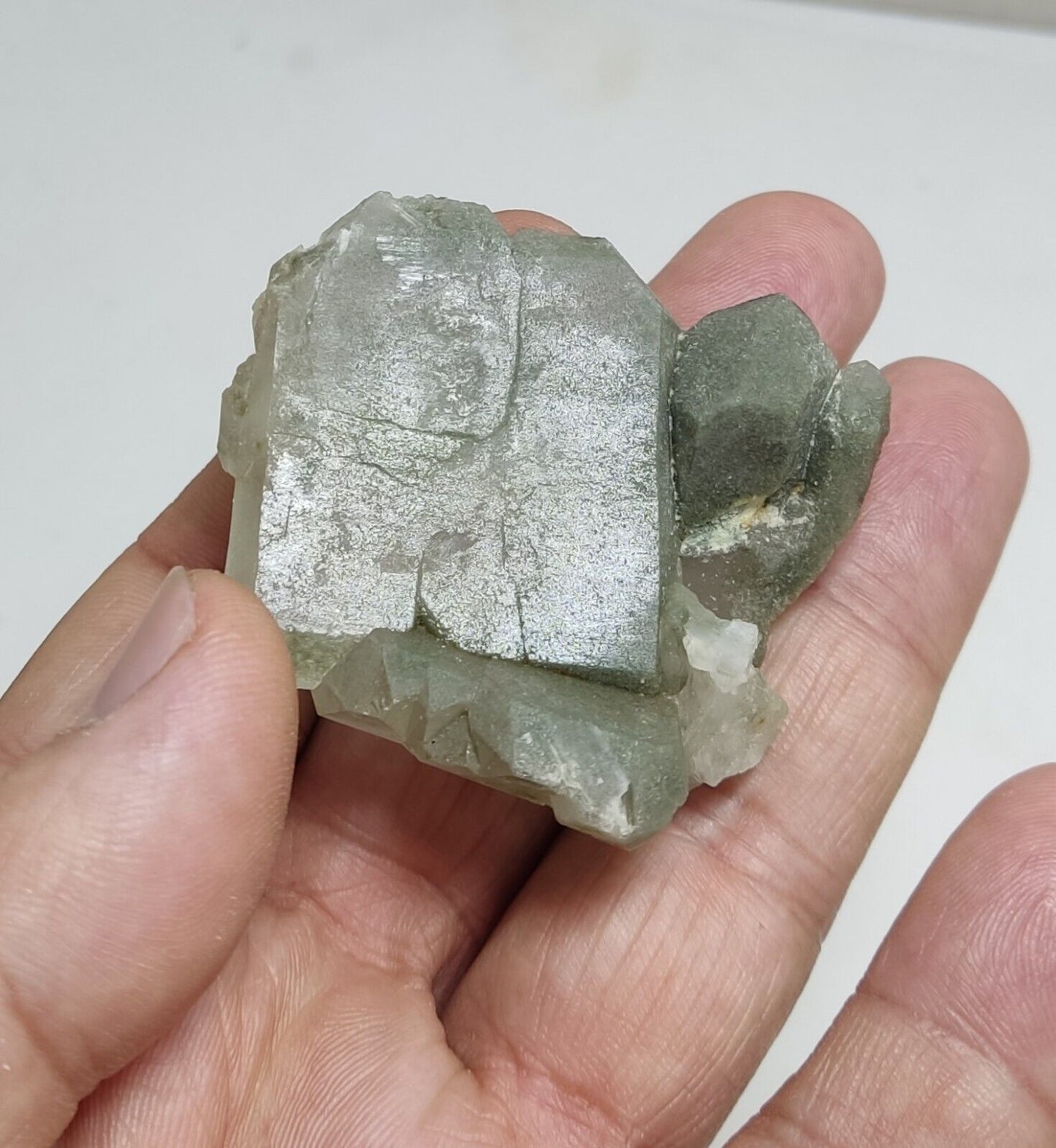 An Aesthetic Natural beautifully terminated Chlorite Quartz specimen 57 grams