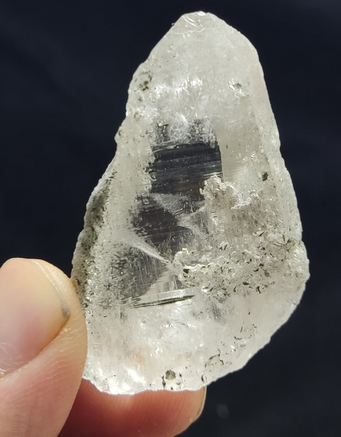 An Aesthetic Natural terminated chlorite quartz specimen 43 grams