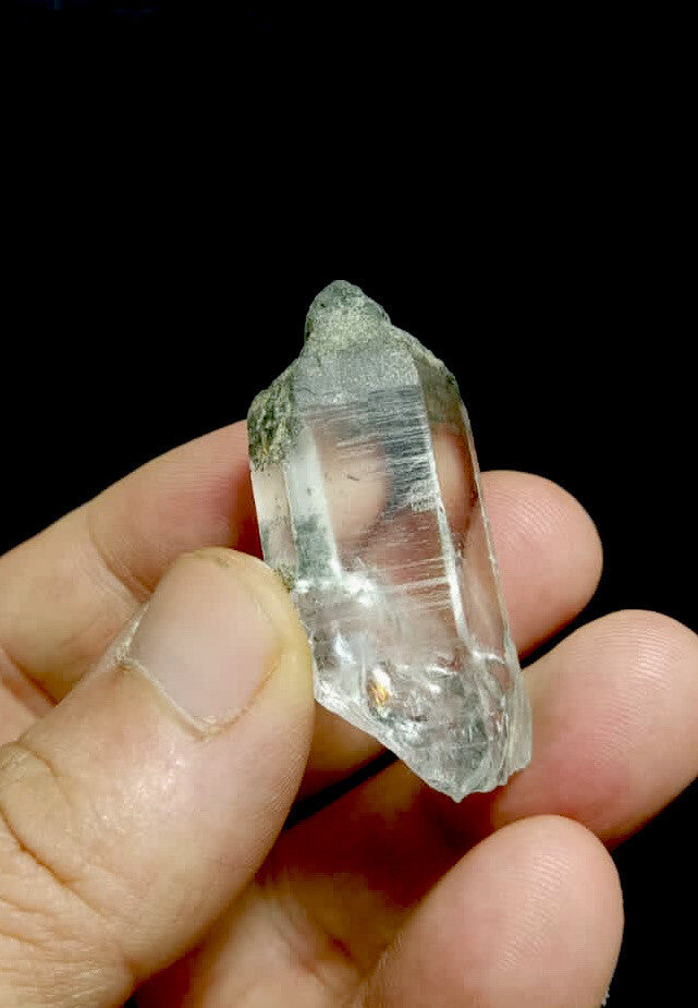 Natural Chlorite Quartz Crystal 21 Grams