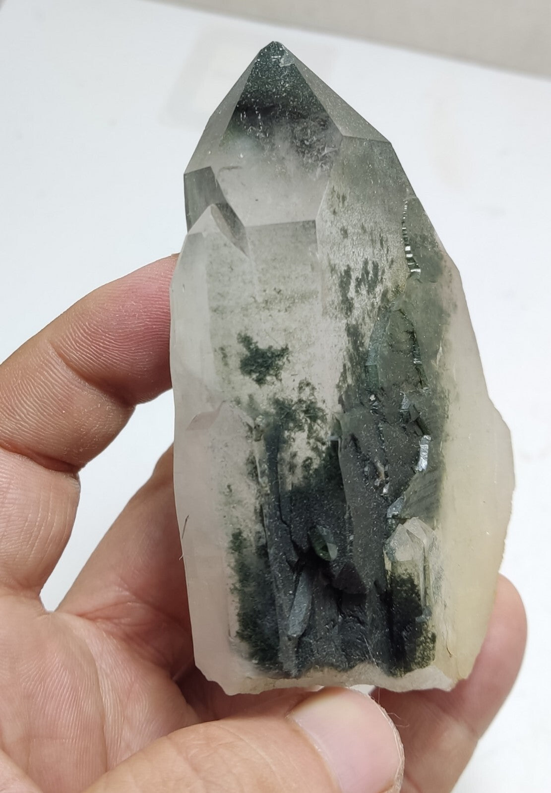 An Aesthetic terminated chlorite Quartz specimen 279 grams