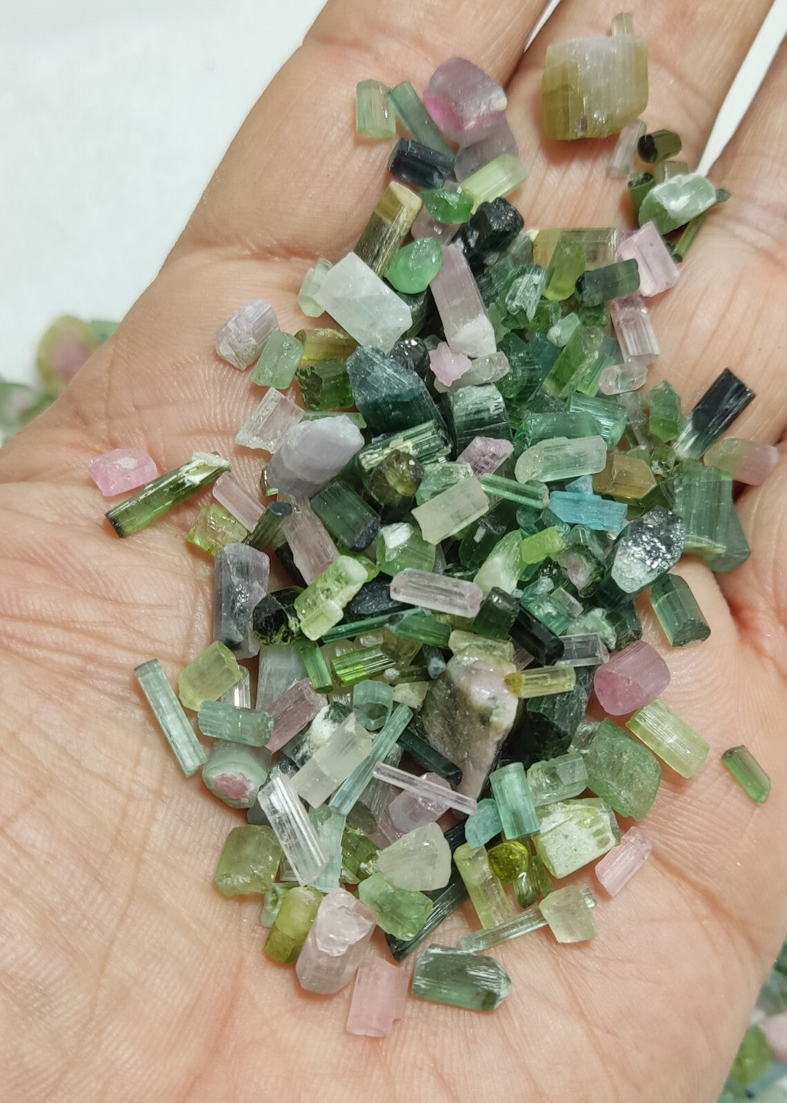 250 grams Tourmaline crystals