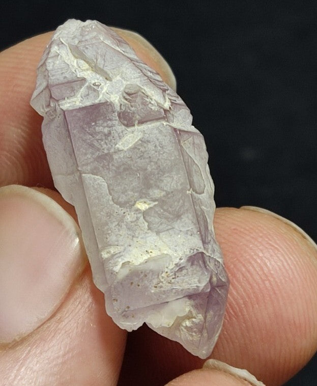 Miniature Etched Natural Amethyst Double Terminated 5 grams