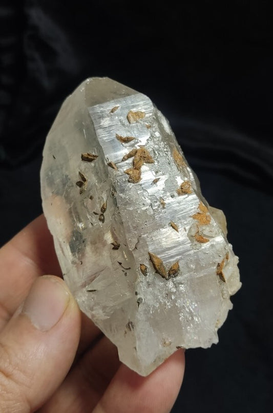 Natural terminated Quartz with Siderite  167 grams