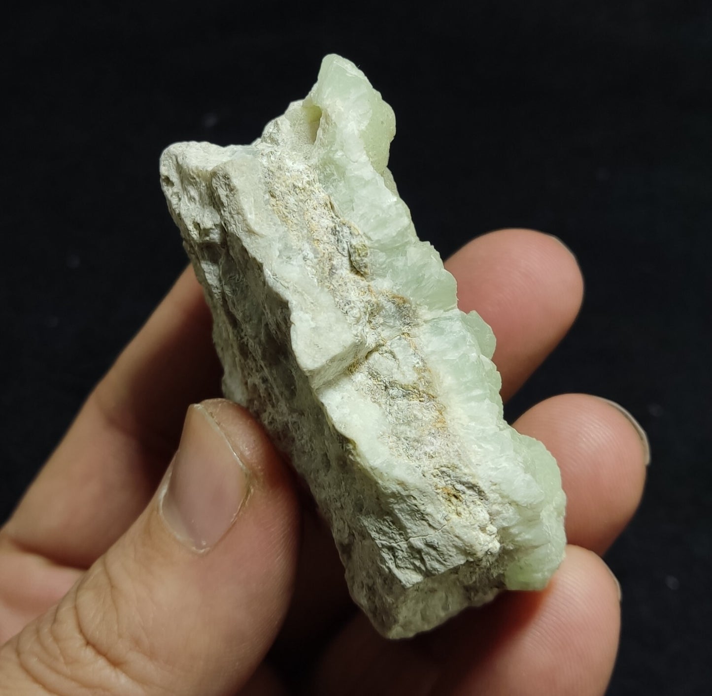 An amazing specimen of prehnite 105 grams